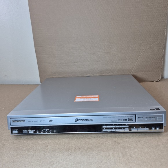 Panasonic DVD-F87 DVD/CD Player 5 Disc Changer  • Tested & Works - Picture 1 of 6